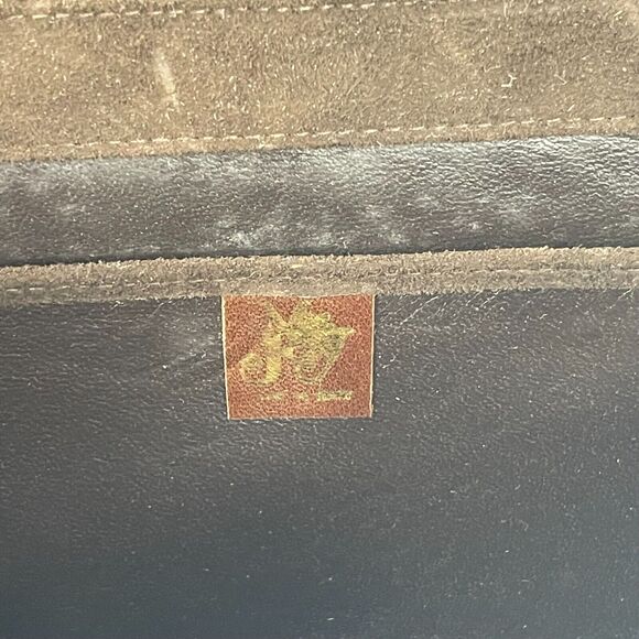 VTG Mr. Jay Brown Suede Messenger Clutch Crossbody Purse Evening Bag Old Money - Picture 6 of 9